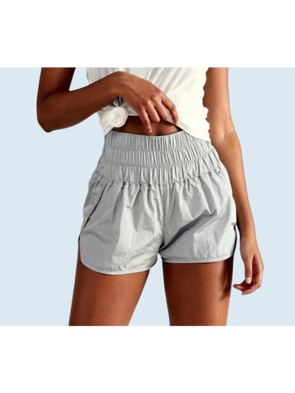 FREE PEOPLE Movement The Way Home Dolphin Hem Short Sz XS